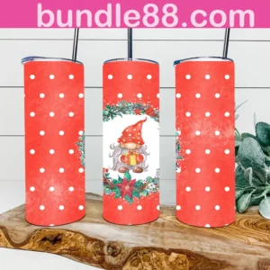 Christmas Gnome 20oz Tumbler Skinny