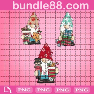 Christmas Gnomies Bundle Png