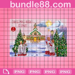 Christmas Night Clipart