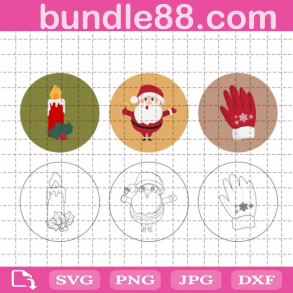 Christmas Santa Claus Svg Bundle Free