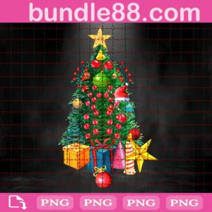 Christmas Tree With Ornament Png