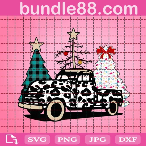 Christmas Truck Svg