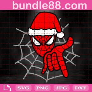 Christmas With Spider Man Svg