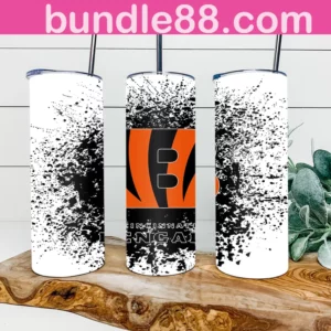 Cincinnati Bengals Football 20oz Skinny Tumbler