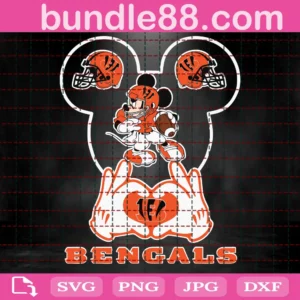 Cincinnati Bengals Football Mouse Clipart