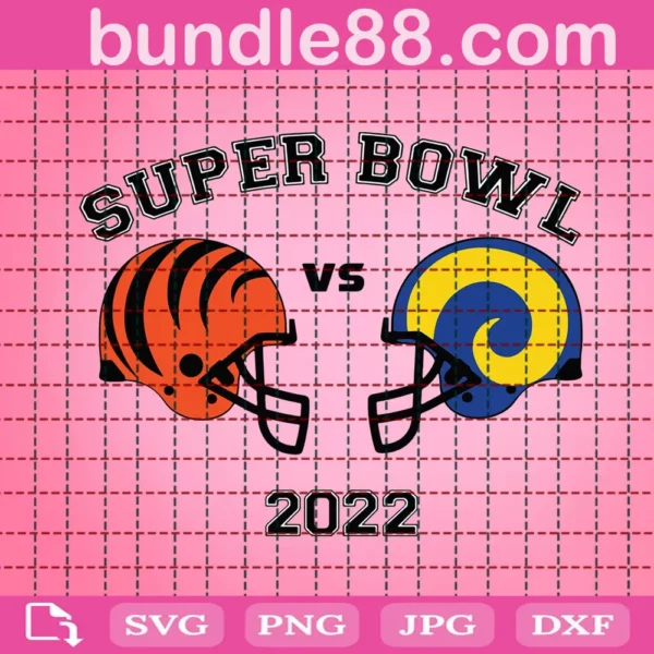 Cincinnati Bengals Vs. Los Angeles Rams Svg