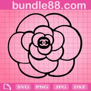Classic Rose Chanel Svg