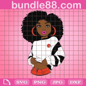 Cleveland Browns Girl Svg