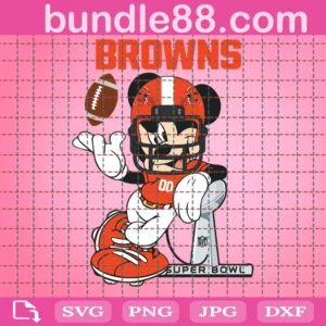 Cleveland Browns Mickey Svg