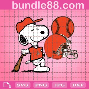 Cleveland Browns Snoopy Svg