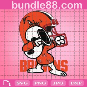 Cleveland Browns Snoopy Svg
