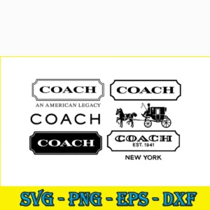 Coach Logos Bundle Svg