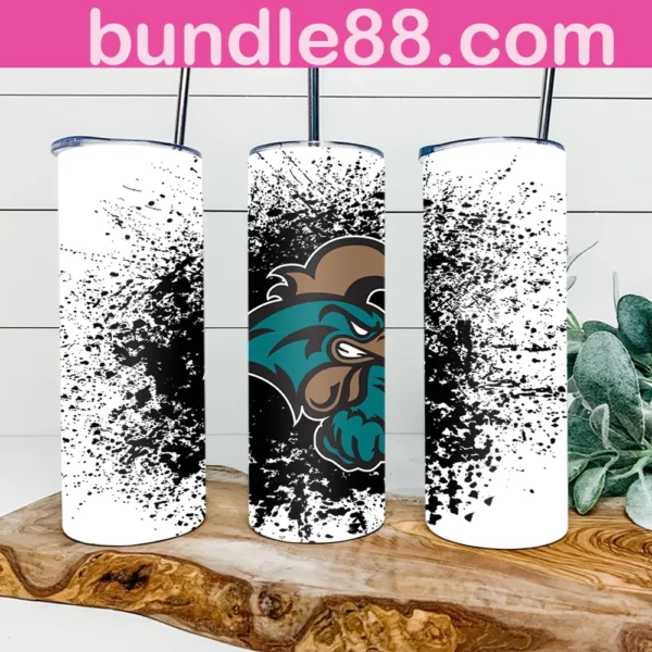 Coastal Carolina Chanticleers Football 20oz Skinny Tumbler