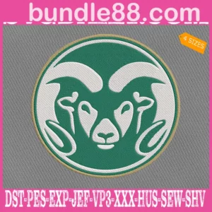 Colorado State Rams Embroidery Machine