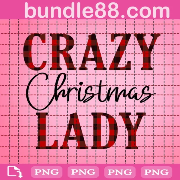 Crazy Christmas Lady Png