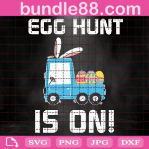Cute Egg Hunt Is On Svg