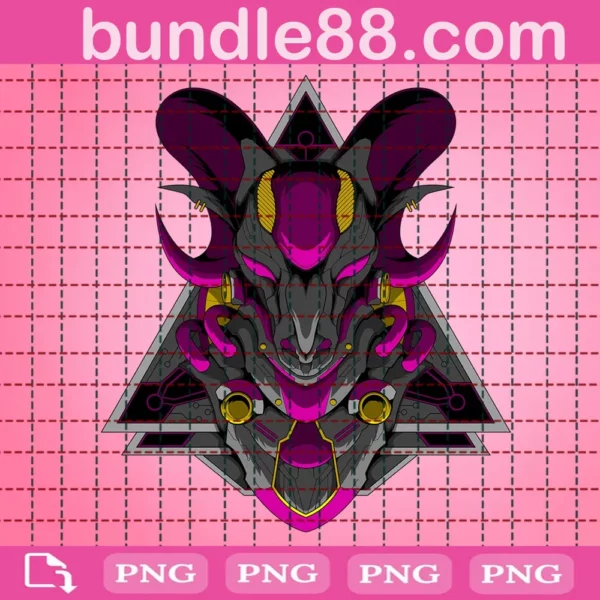 Cyber Baphometh Png