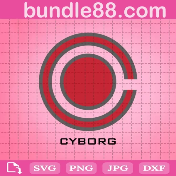 Cyborg Logo Svg, Robotman Svg