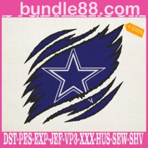 Dallas Cowboys Embroidery Design