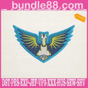 Dallas Wings Embroidery Files