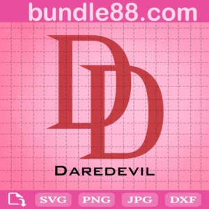 Daredevil Monogram Logo Svg