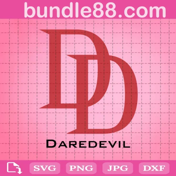 Daredevil Monogram Logo Svg