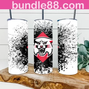 Davidson Wildcats 20oz Skinny Tumbler