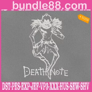 Death Note Embroidery Design