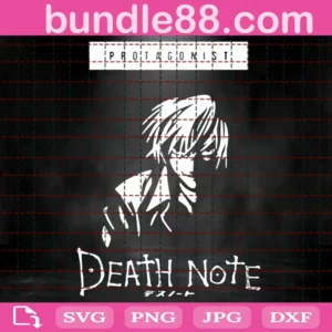 Death Note Svg, Japanese Manga Svg