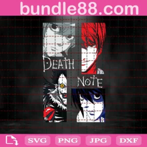 Death Note Svg, Manga Svg