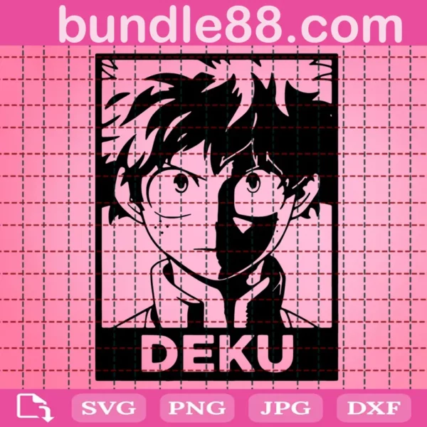 Deku My Hero Academy Svg