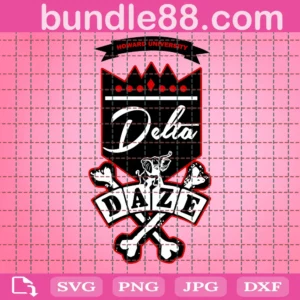 Delta ​Daze Howard University Svg