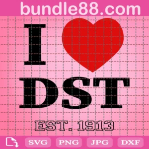 Delta I Love Dst Est 1913 ​Svg