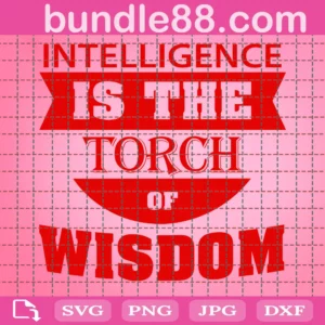Delta Intelligence Is The Torch Of Wisdom Svg