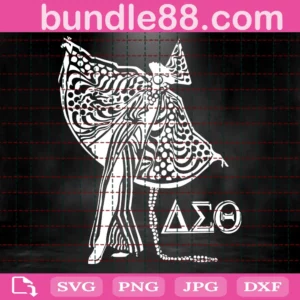 Delta Sigma Theta Diva Svg