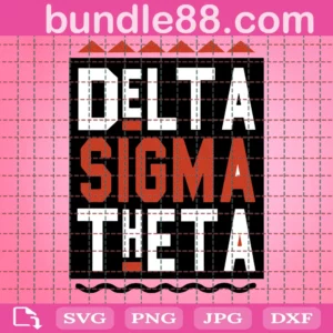 Delta Sigma Theta Sorority ​Svg