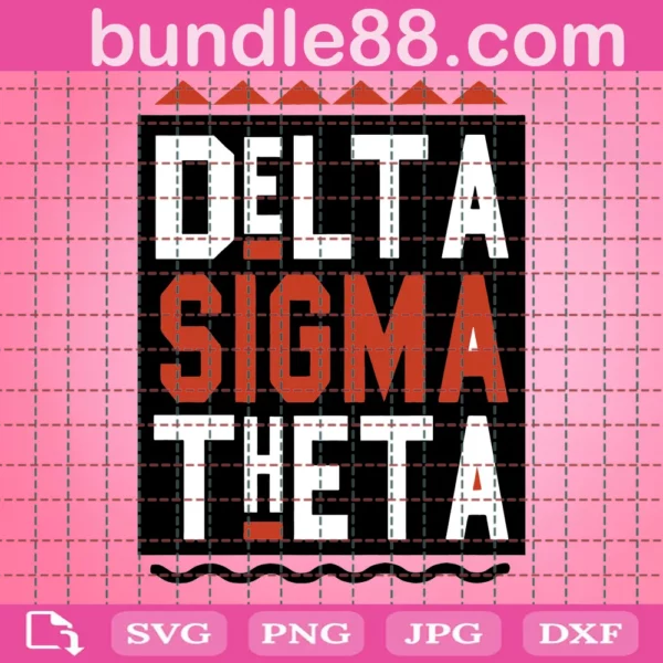 Delta Sigma Theta Sorority ​Svg