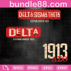Delta Sigma Theta Svg Bundle
