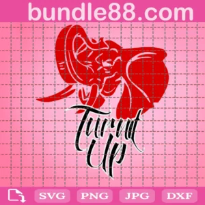 Delta Sigma Theta Turnt Up Elephant Svg