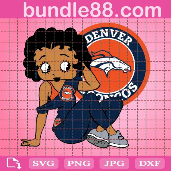 Denver Broncos Girl Svg Bundle