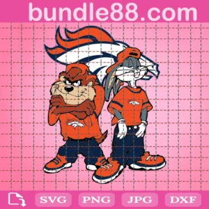 Denver Broncos Looney Tunes Svg