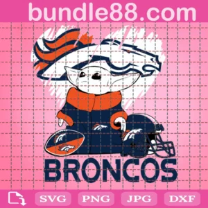 Denver Broncos Mandalorian Svg