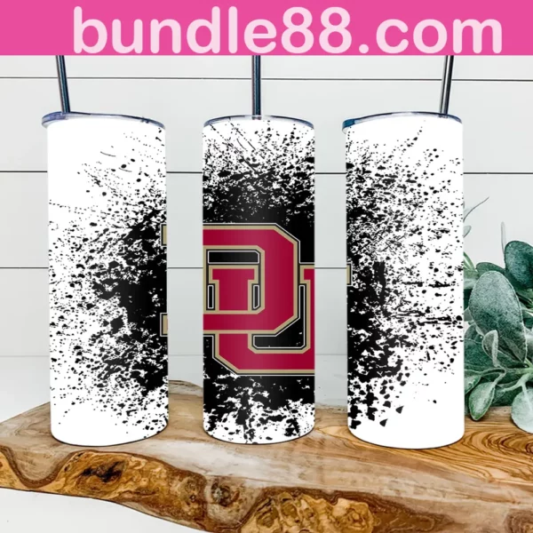 Denver Pioneers 20oz Skinny Tumbler