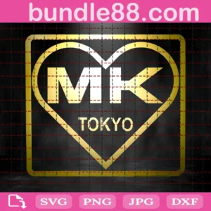 Designer MK Logo Black and gold