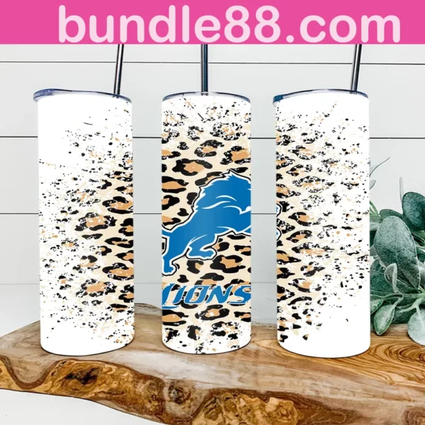 Detroit Lions 20oz Skinny Tumbler