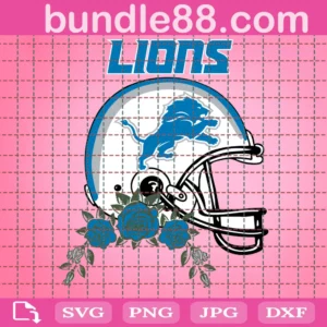 Detroit-Lions, Embroidery Design With Instant Download Online