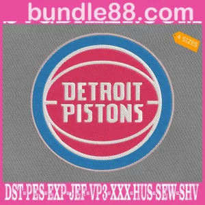 Detroit Pistons Embroidery Machine