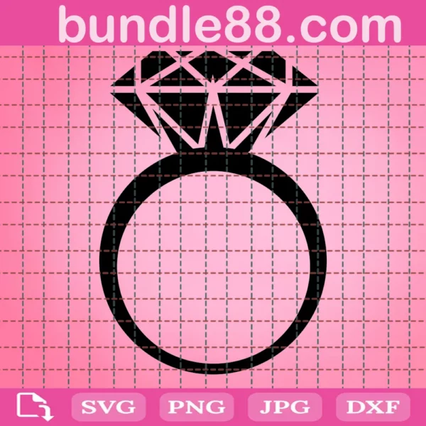 Diamond Ring Svg