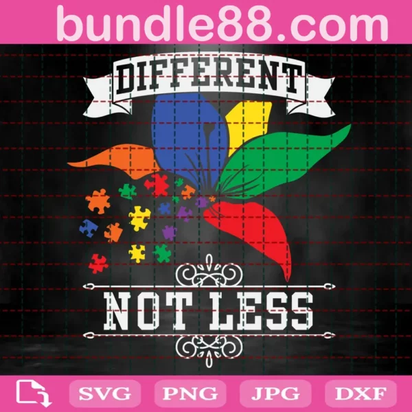 Different Not Less Svg