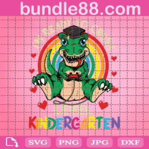 Dinosaur Level Kindergarten Svg